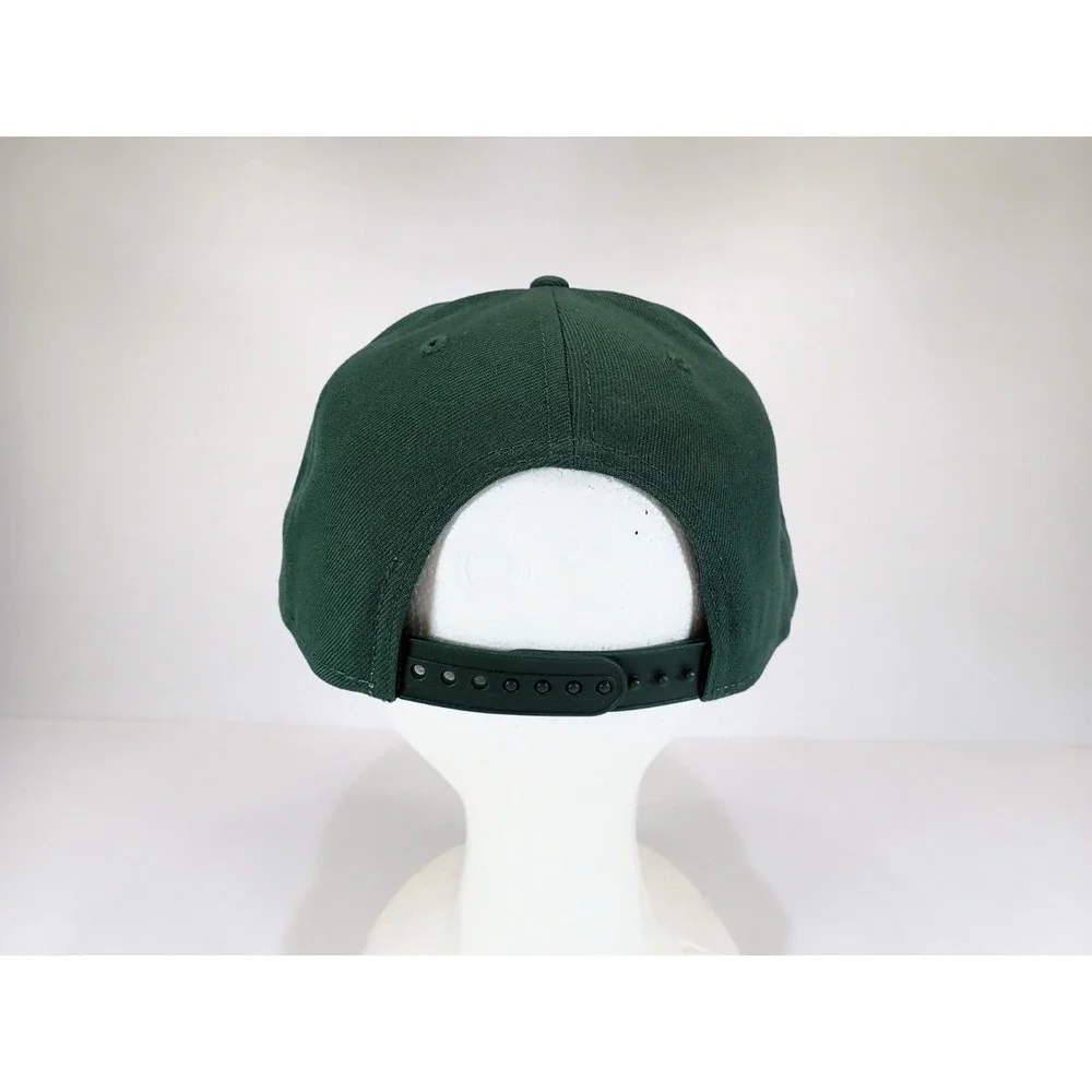 New Era 9FIFTY Green Bay Packers Snapback‎ Hat NFL Green Gold Flat Bill